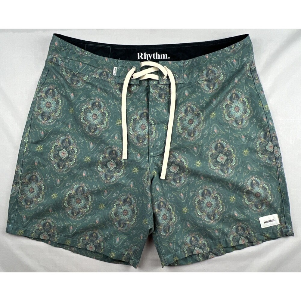 Rhythm. Arlo 7.5” Board Shorts Swim Trunks Size 34